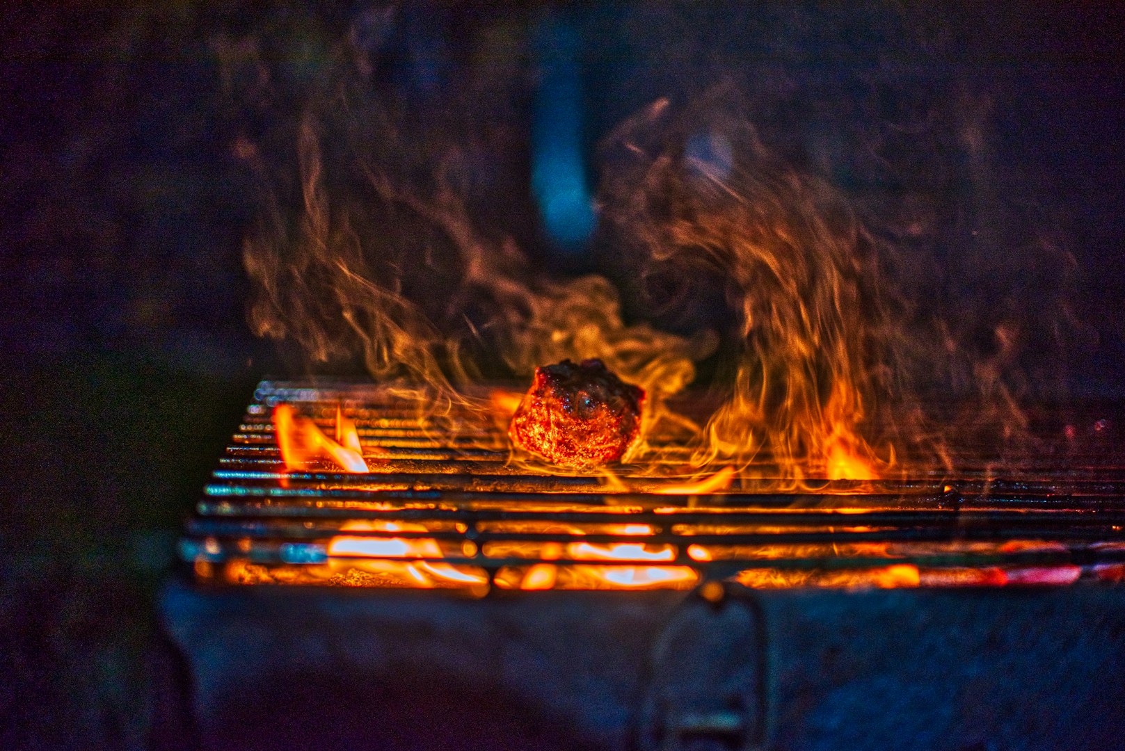 Feuer und Glut beim Grillseminar