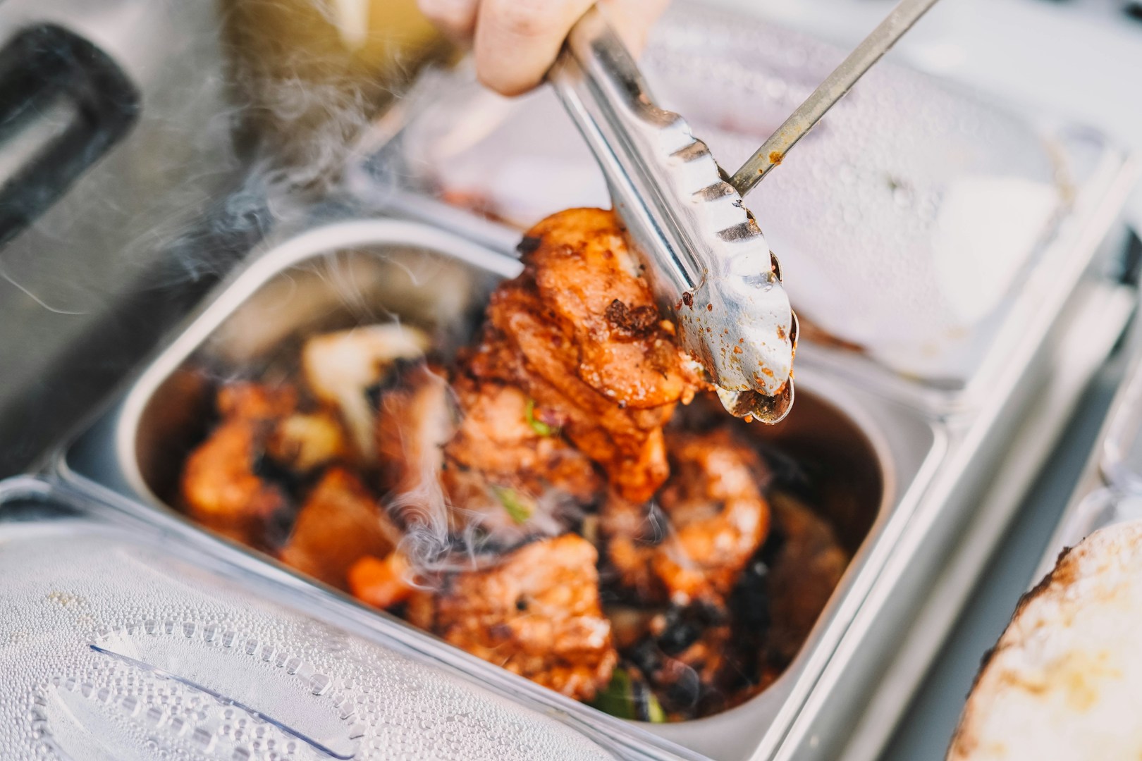 BBQ-Equipment im Einsatz